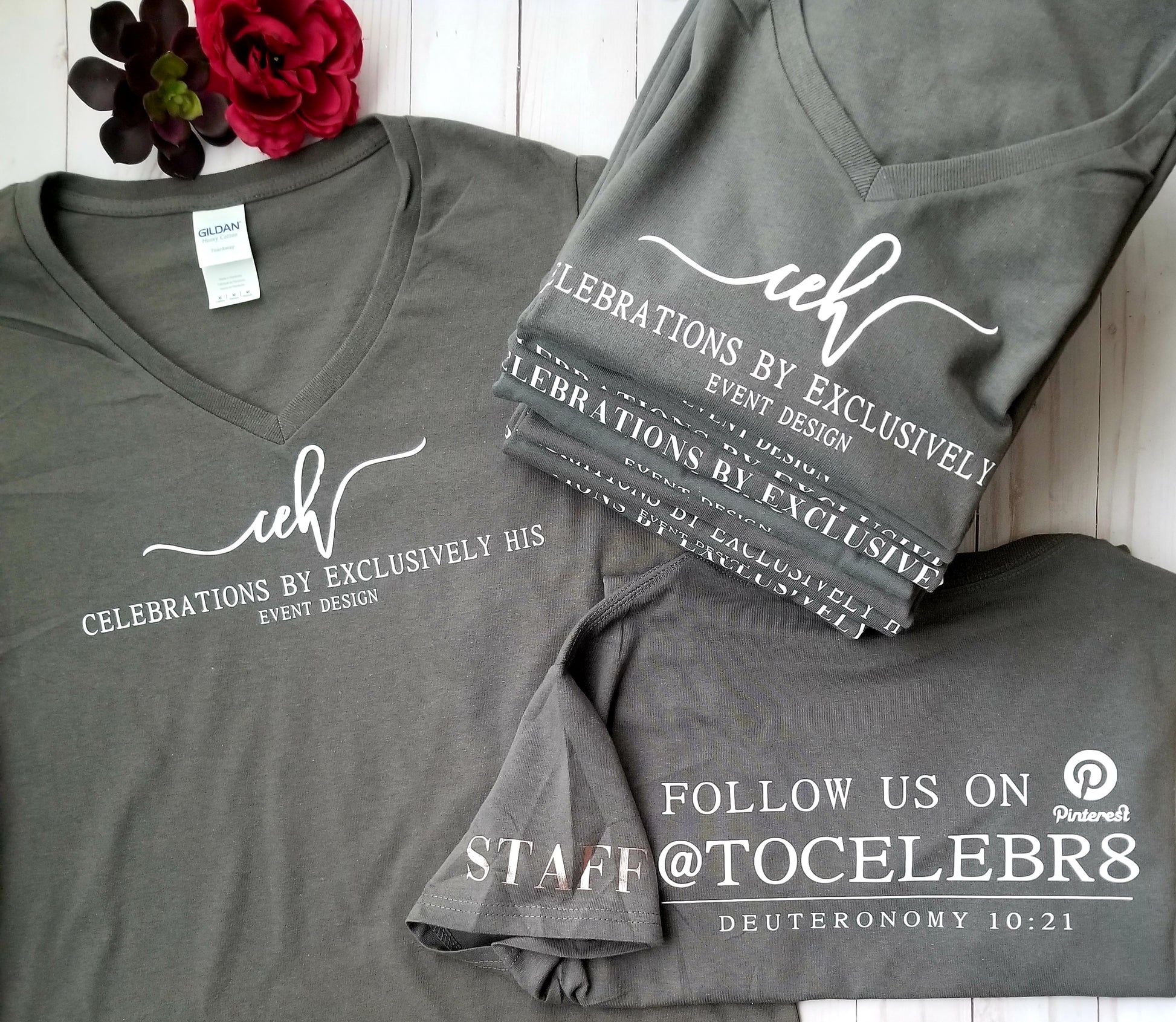 T-shirt with Business Logo - Just 4 GP