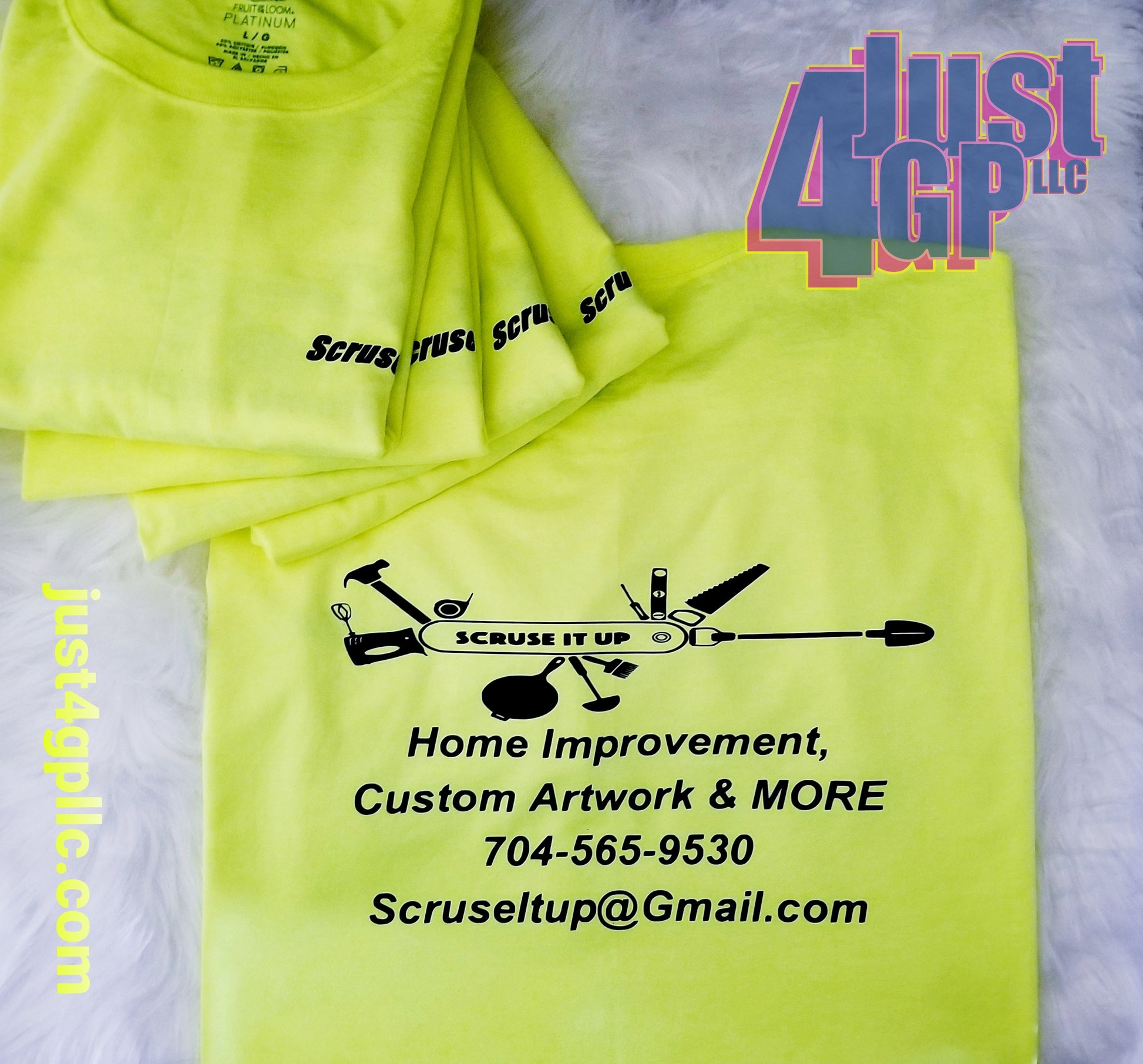 T-shirt with Business Logo - Just 4 GP