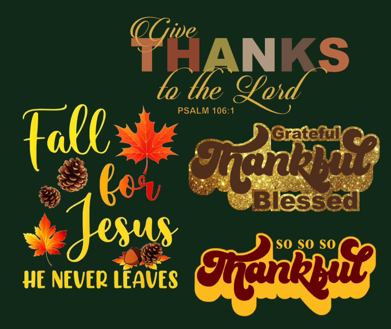 Fall & Thanksgiving (1) - Transfers Only - Just 4 GP