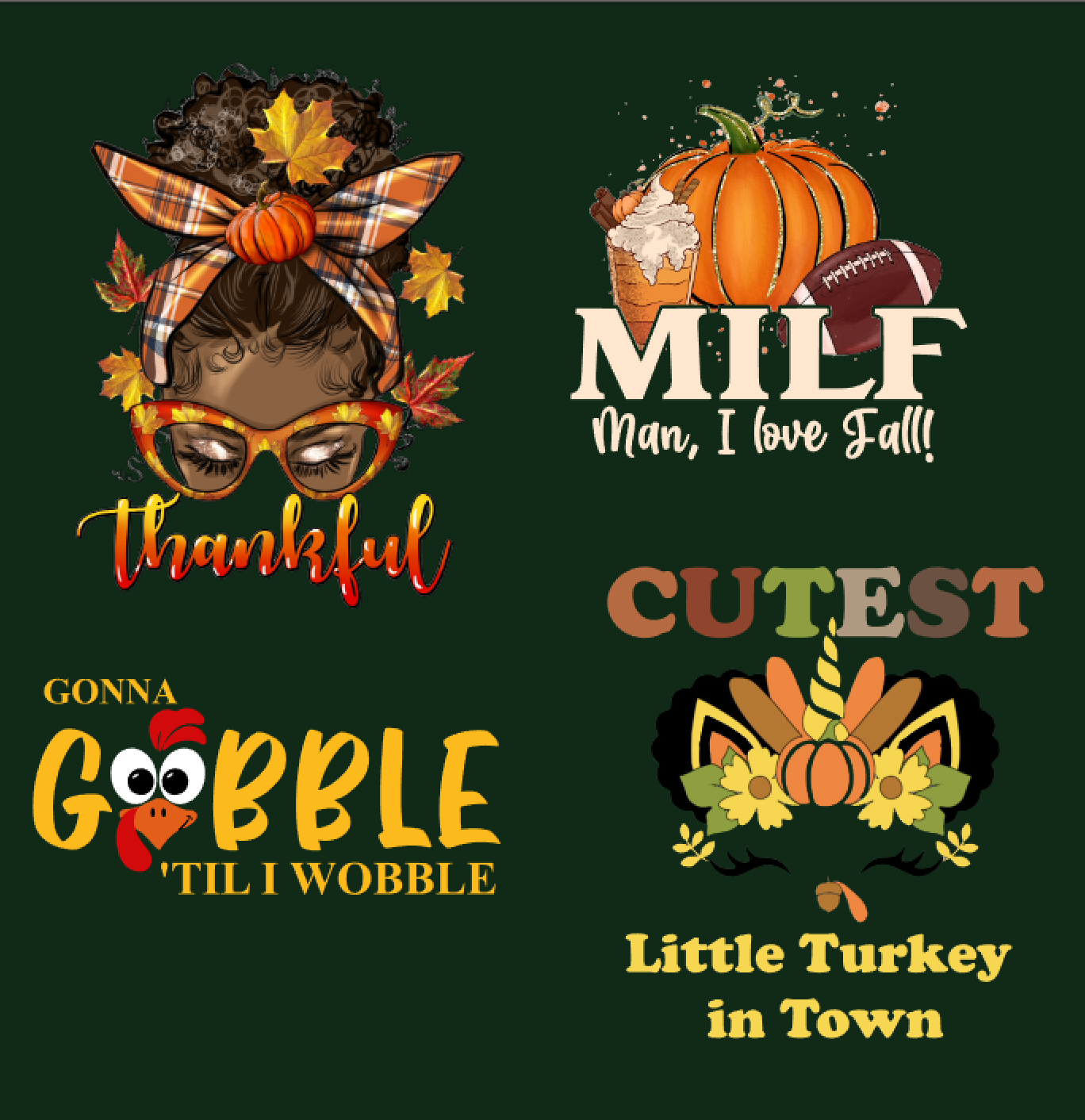 Fall & Thanksgiving (2) - Transfers Only - Just 4 GP