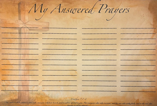 Answered Prayers Poster