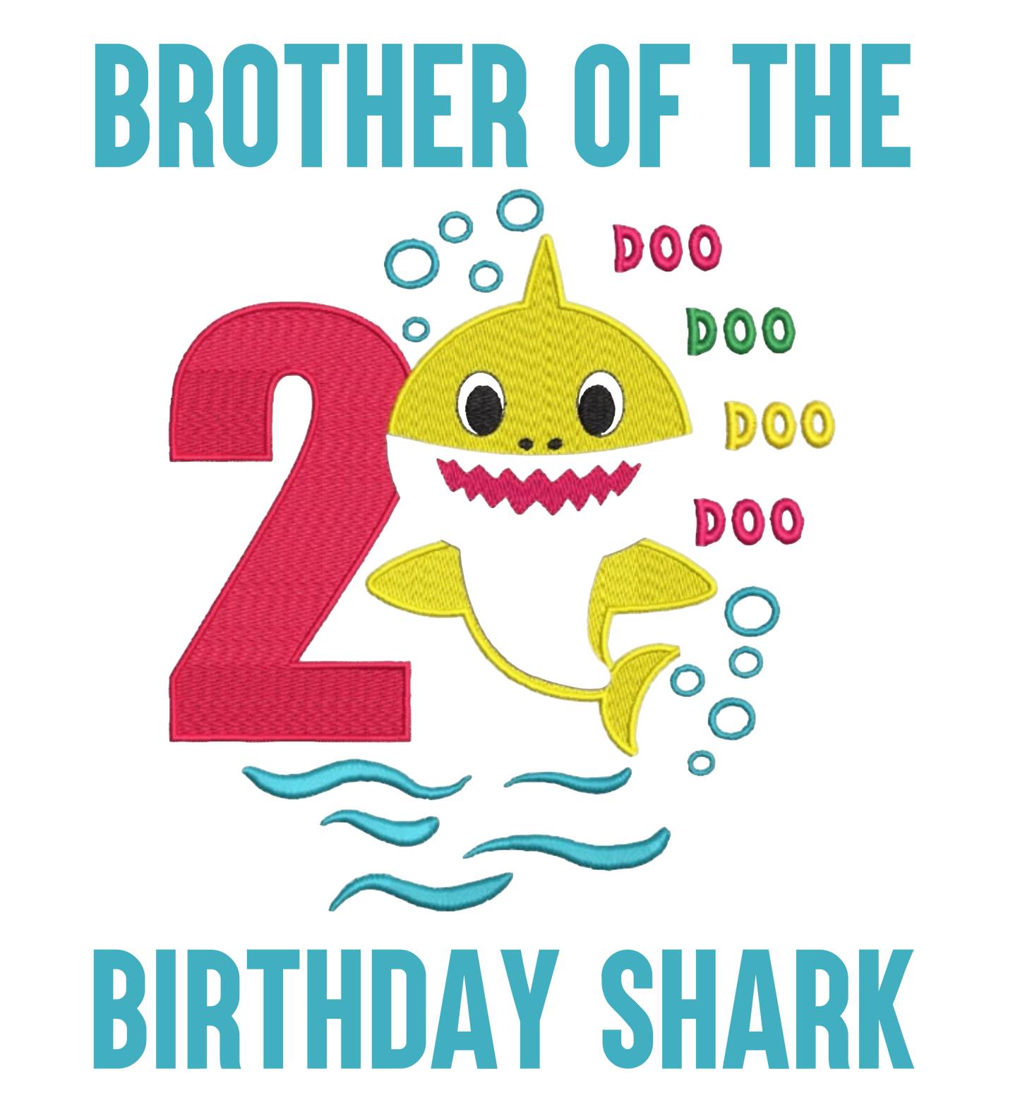 Baby Shark Birthday Tee - Just 4 GP