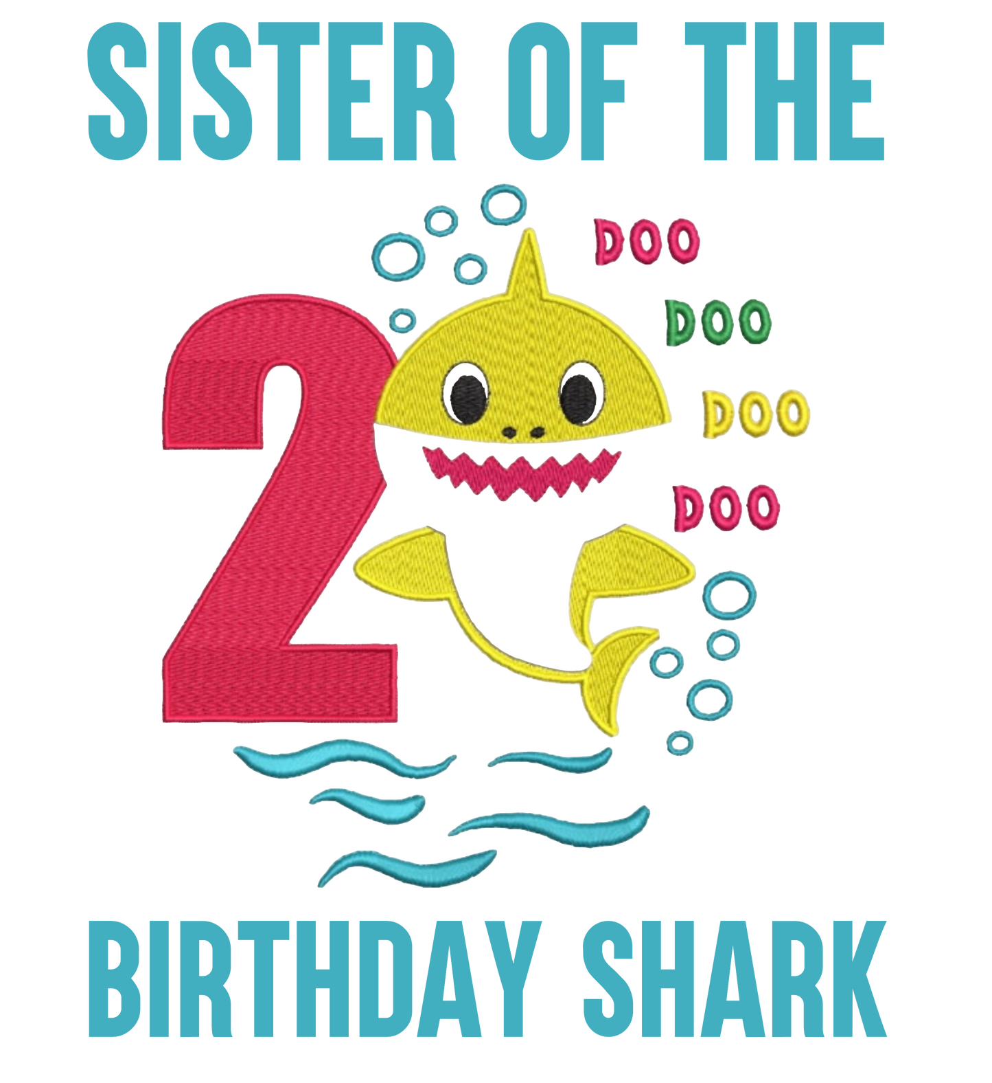 Baby Shark Birthday Tee - Just 4 GP