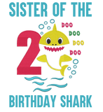 Baby Shark Birthday Tee - Just 4 GP