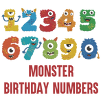 Monster Birthday Tee - Just 4 GP