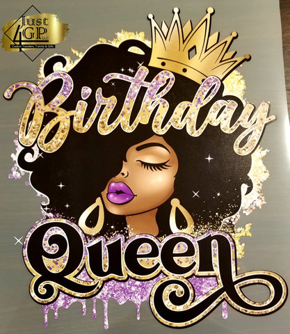 Birthday Queen - Transfer - Just 4 GP