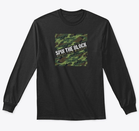 Spin The Block Long Sleeve Tee
